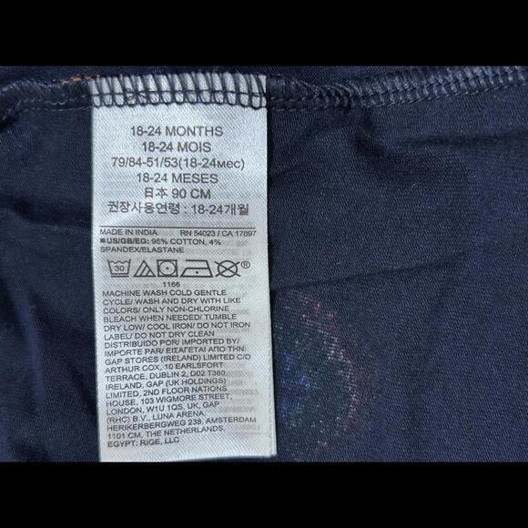 Gap ORGANIC Kids Rainbow Bike Shorts Sz.18-24m - by Loving Kindness Everyday - Picture 10 of 14